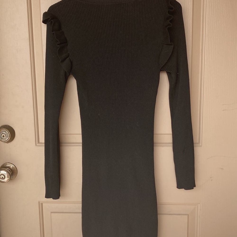 Special one, Los Angeles long sleeve sweater dress with ruffles - Picture 5 of 5